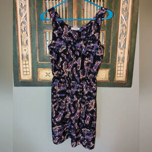 Lush brand Purpley Artsy Midi Dress